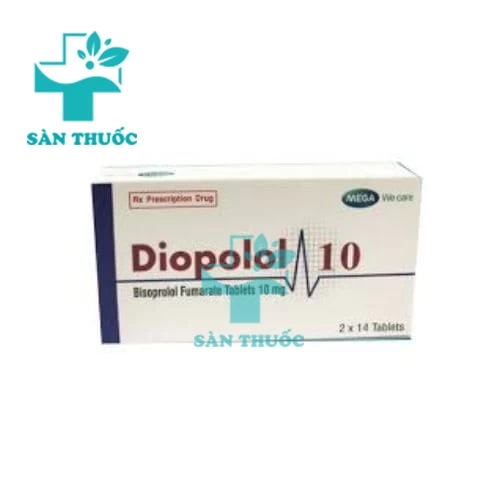 Diopolol 10 Mega - Thuốc điều trị tăng huyết áp của Ireland